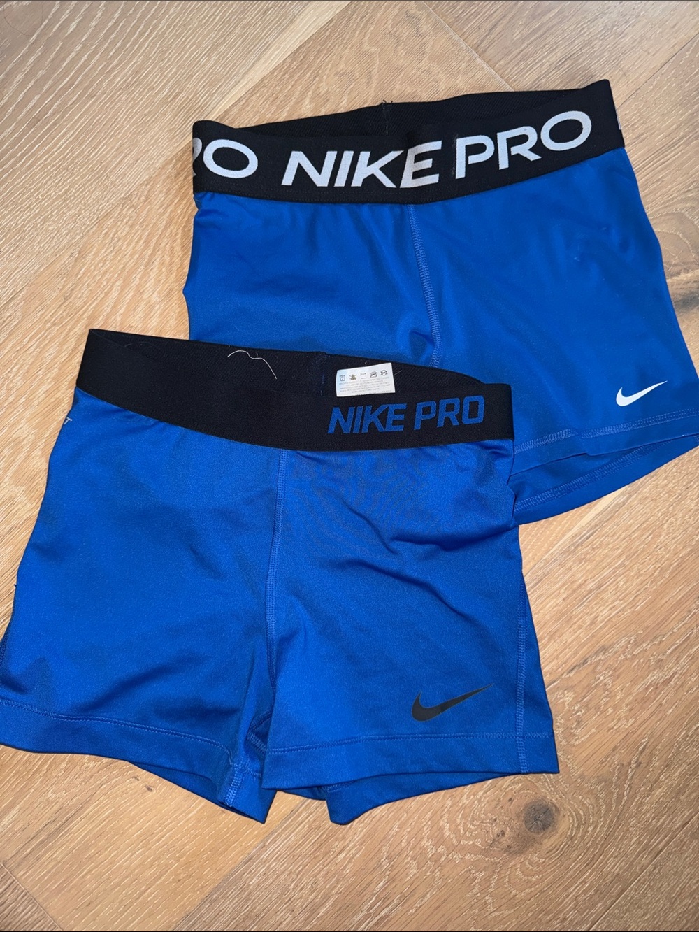 Nike Pro Dri-FIT BLUE Compression Shorts Size S Volleyball